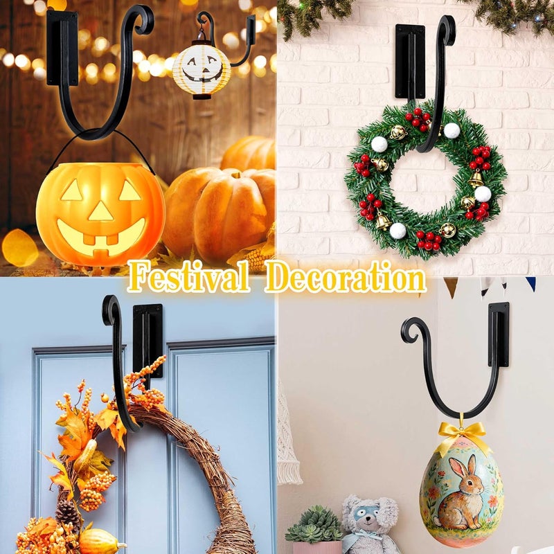YANGSHUO Garden Hose Holder Outside: 2 Pack Wall Mount Water Hose Holder - Heavy Duty Garden Water Hose Hanger for Outside Hose Storage - Image 2